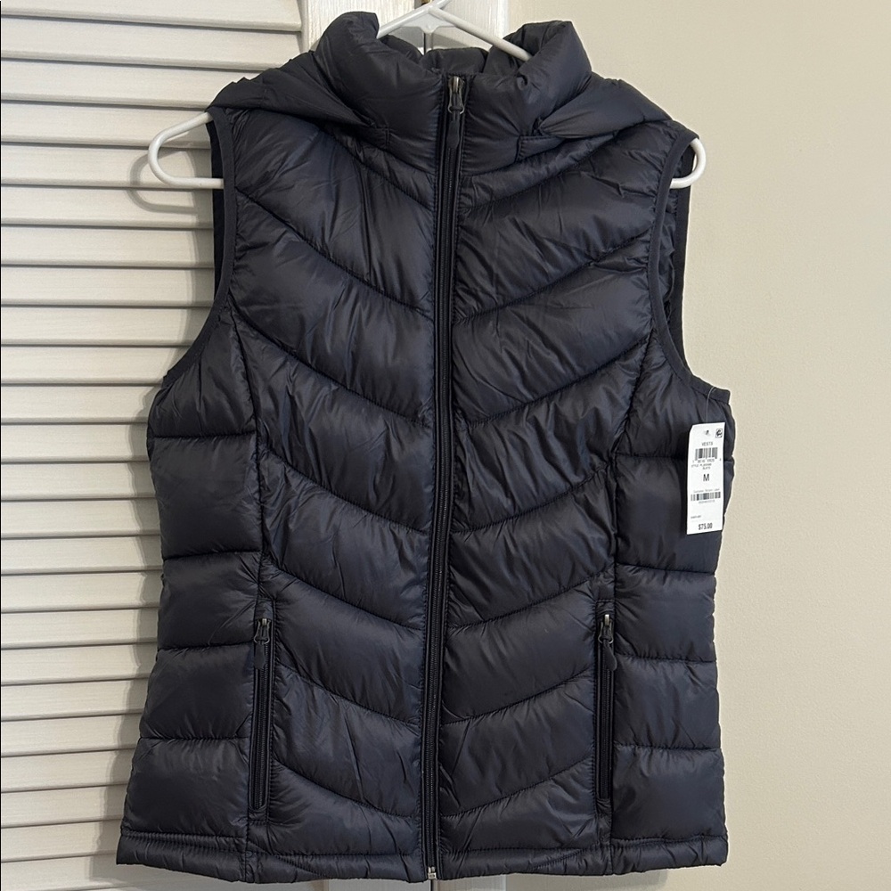Charter Club Gray Puffer Vest